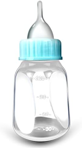  AYENCI Cat Automatic Water, 1 Pcs Feeding Bottle Pet Puppy Kitten Silicone Feeder 120ml Dog Cat Nursing With Cleaning Brush (Color : 1)