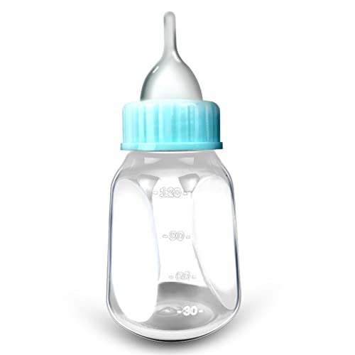  AYENCI Cat Automatic Water, 1 Pcs Feeding Bottle Pet Puppy Kitten Silicone Feeder 120ml Dog Cat Nursing With Cleaning Brush (Color : 1)