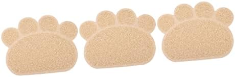  Mipcase Kitten Mat Free Dogs Dog Food Puppies Reusable Litter Pad Ground Scatter Bowl Daily Tray Rabbits Accessory Under Blanket Place Paw Rug Cushion Mesh Training For Cats Cat