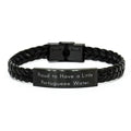  Proud To Have A Little. Braided Leather Bracelet, Portuguese Water Dog Engraved Bracelet, For Portuguese Water Dog, Dog Toys, Dog Treats, Dog Food, Dog Beds, Dog Collars, Dog Leashes