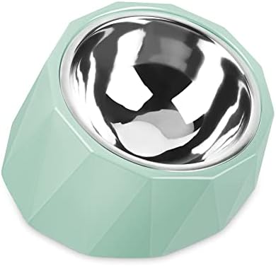  MSBC Elevated Dog Bowl For Medium Dogs, Tilted Dog Bowl Raised Dog Bowl With Detachable Melamine Stand For Medium Dogs, Non-Skid, Easier To Reach Food