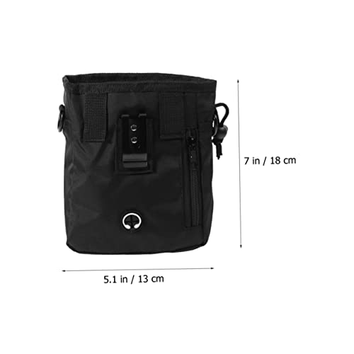  Iplusmile Dog Food Containers Dog Food Container 5pcs Pet Treat Bag Doggies Treats Dog Treat Container Nylon Black The Dog Portable Food Containers Dog Food Puppy