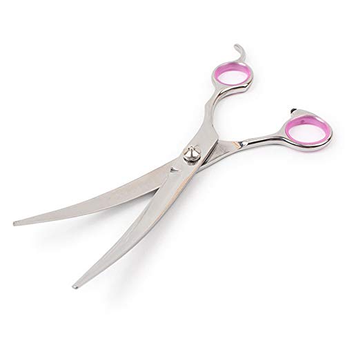  BITWIT Kitchen Baking, Pet Grooming Scissors Stainless Steel Grooming Hair Cutting Accessories Dog Hair Scissors Up And Down Bending Scissors