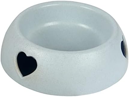  AYENCI Cat Automatic Water, Pet Supplies Dog Bowl Rice Bowl Plastic Love Single Bowl Pet Bowl Cat Food Basin Spot Wholesale Dog Water Bottle Dog Food Bowl (Color : Gray, Size : S(13x17.5x5.8cm))