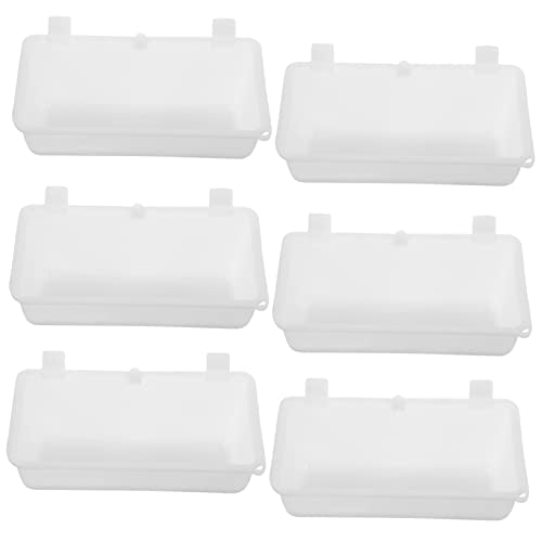  30 Pcs Feeder Drinker Pigeon Feeder Puppy Feeder Dog Food Containers Household Kitten Bowl Pet Supply Multi-Function Kitten Bowl Plastic White Pigeon Bird Food Box Pigeon Waterer