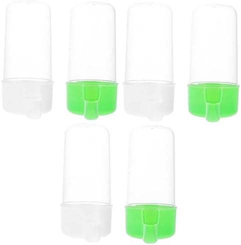  Iplusmile 10 Pcs Bird Feeder Bird Cage Feeder Decorate Water Bottle Bird Water Feeder For Cage Bird Cage Water Dispenser No Parrot Feeder Dog Water Dispenser For Cage Parrot Plastic Waterer