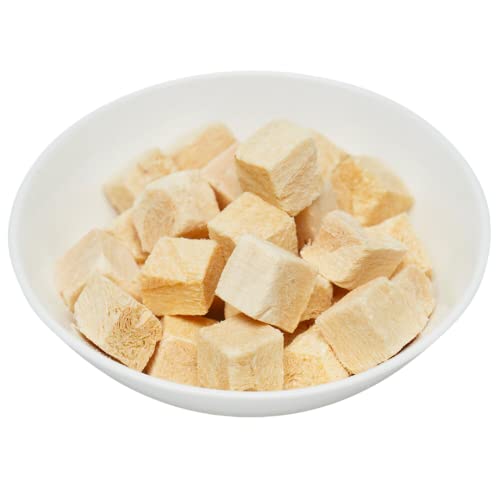  Huggy Tuggy Freeze Dried Chicken Breast Treats For Dog And Cat - Natural Single Ingredient Pet Food Pet Treat, High Protein - No Fillers, Preservatives, Or Additives, Gluten Free - 4.76 Oz