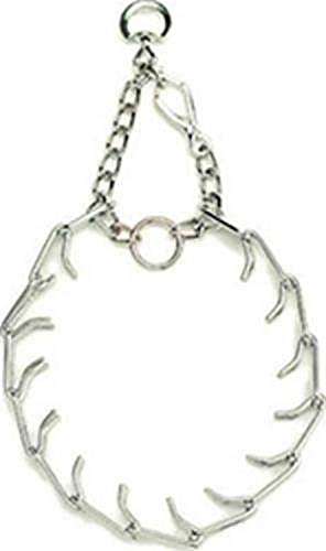 Coastal Herm Sprenger - Ultra-Plus Prong Dog Training Collar With Latch - Chrome - 3.8mm X 22" Neck Size; 25" Chain Length