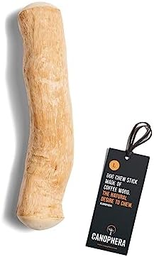  Canophera Coffee Wood Dog Chew Sticks For Regular Chewers - Size Small