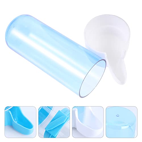  NOGRAX Pet Feeder Tray Case Parrot Mount Parrots Bottle Automatic Container Wild Accessory Birdseed Feeding Mounted For Proof Cage Home Waterer Cockatiel Cup Plastic Bowl Backyard Water Feeder
