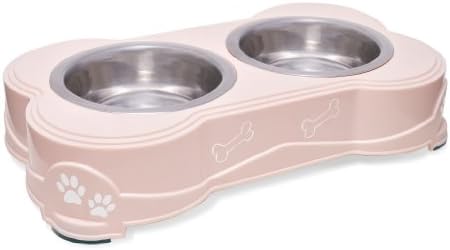  Loving Pets Dolce Diner Dog Bowl, Medium, Pink
