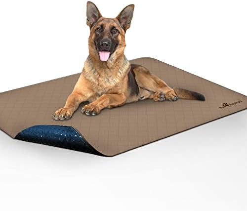  Paw Inspired Washable Pee Pads For Dogs | Reusable Puppy Pads | Waterproof Whelping Pads | Washable Training Pet Pads, Washable Potty Pads Extra Large Sizes (Round, 29" (2 Pack))