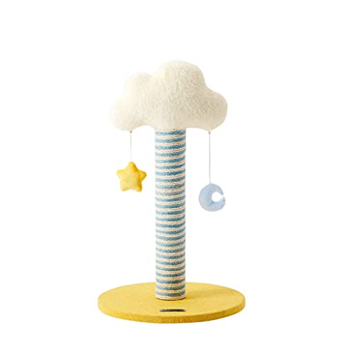  JYDQM Cats Climbing Frame Sisal Small Cats Scratching Board Cat Toys Does Not Grinding Claws Furniture Cats Gripping Column (Color : A, Size : One Size)