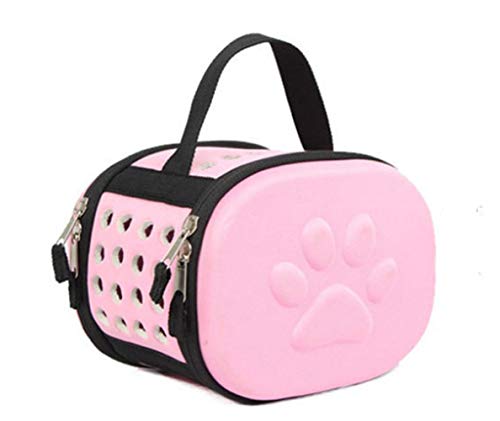  Cat Carrier Dwarf Hamster Bag, Portable Travel Carrier, Safe And Comfortable, Suitable For Gerbils, Guinea Pigs, Hamsters Pet Carrier