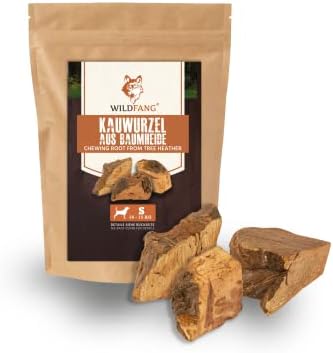  Wildfang® | Chewing Root Made From Tree Heather For Dogs, Dental Care & Masticatory Muscle Training, Natural Chew Toy……