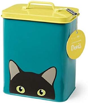  Burgon & Ball Creaturewares GCR/Dog Pet Food Storage Tin The Rabble' Dog, Grey, 16.5 X 11 X 20 Cm