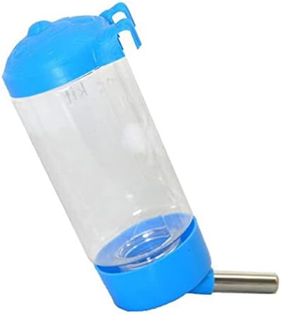  AYENCI Cat Automatic Water, 350ml Dog Bird Cat Hanging Water Bottle Automatic Feeder Rabbit Pet Water Dispenser 1 Piece (Size : Blue)