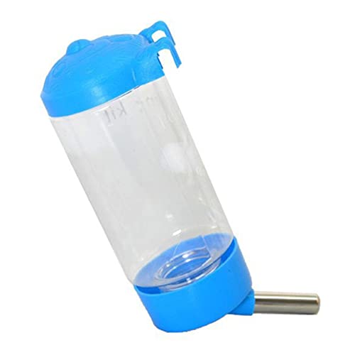  AYENCI Cat Automatic Water, 350ml Dog Bird Cat Hanging Water Bottle Automatic Feeder Rabbit Pet Water Dispenser 1 Piece (Size : Blue)
