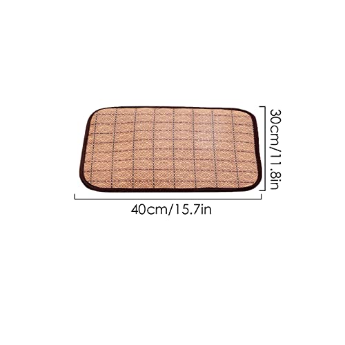  Hnjtkj Pet Dual-Use Mat Cushion Summer Cooling Comfortable And Cool Bamboo Fiber Mat Pet Supplies 40 * 30CM,Purple,40CM*30CM
