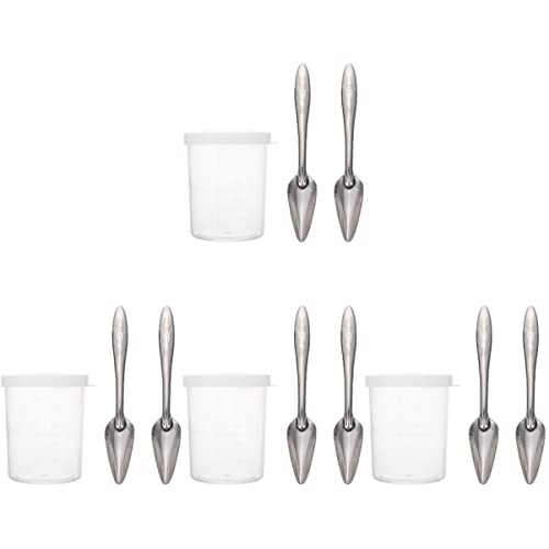  Feeding Tube Hummingbird Feeder 4 Pack Stainless Steel Bird Parrot Feeder Pet Food Bird Feeder Feeder Spoons With Metal Serving Spoons Pet Supplies
