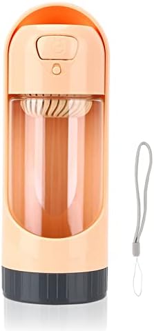  AACARB Cat Water Dispenser, 300ML Drinking Bowls Portable For Small Large Dogs Travel Puppy Cat Pet Dog Water Bottle Outdoor Pet Water Dispenser Feeder (Color : Pink)
