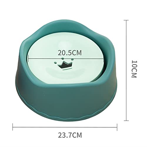 AYENCI Cat Automatic Water, Cat Dog Drink Dispenser Anti-Overflow Pet Non-Wetting Mouth Floating Water Bowl Pet Puppy Drinking Feeder Plastic Water Fountain (Color : Green)