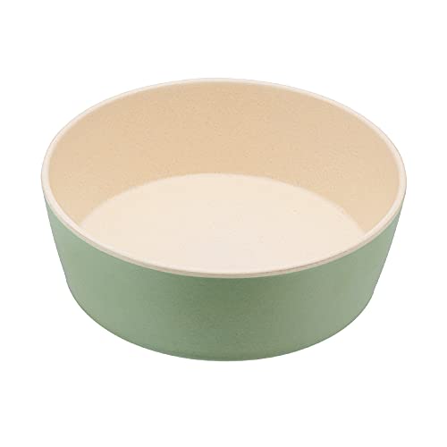  Beco Classic Printed Design Bamboo Dog Food & Water Bowl, Nature Inspired Fresh Mint, Small