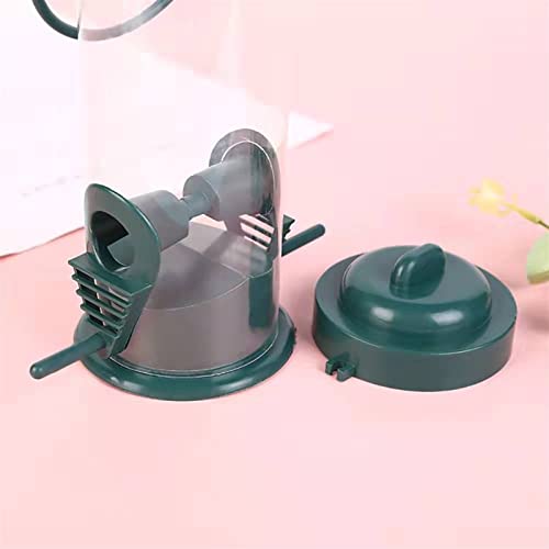  HYVET Automatic Feeders， Pet Bird Feeder Pet Food Dispenser Outdoor Hanging Multiple Holes Bird Feeder Flying Animal Automatic Foot Feeding Tool