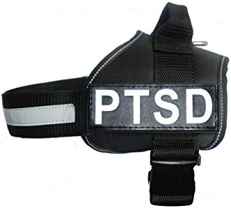  Doggie Stylz Service Dog Harness Vest Comes With 2 Reflective PTSD Removable Patches. Please Measure Dog Before Ordering…