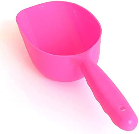  Pets Feeder Bowl Pet Dog Food Spoon Thick Plastic Dog Food Shovel Cat Litter Shovel Large Dog Food Spoon Dog Food Shovel Blue