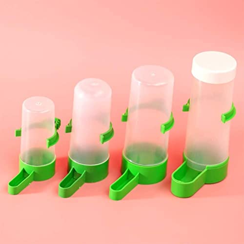  NOGRAX Parakeet Food Pet Bird Supplies 10PCS Medium Size Automatic Bird Parrot Feeding Cup Portable Feeder Cup Parrot Drinking Cup Bird Supplies Water Feeder (Color : Green, Size : 3.5x10.5cm)