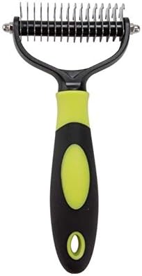  YangYan Pet Clean Hair Removal Remove Floating Hair Open Knot Comb Grooming Shedding Rake Dog Cat Pet Brush Grooming Tool (Color : Y, Size : S)