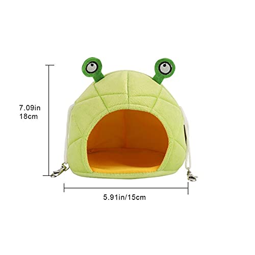  JKXWX Pet Hammock Cute Pet Nest Fruit Animal Food Nest Hanging Bed Hamster Hammock Small Animal Accessories For Hamster Rabbit Pet Hammock Bed (Color : Light Grey)