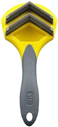  YangYan Dog Hair Removal Comb For Dogs Brush Grooming Tool For Matted Long Hair Pet Hair Shedding Comb (Color : Orange)