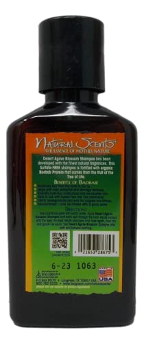 GENERIC Natural Scents Desert Agave Pet Shampoo And Cologne Sampler Combo (3.75 Ounces) - Plus Fun Animal Facts Booklet Bundle