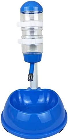  AYENCI Cat Automatic Water, Pet Drinker, Dog Water Bottles, Universal Feeder, Lifting Table Dispenser, Bowl (Size : Blue)