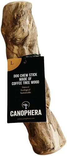  Canophera Coffee Wood Dog Chew Sticks For Regular Chewers - Size Small