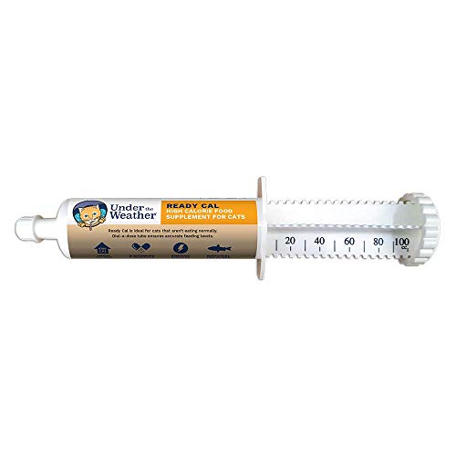  Under The Weather Pet | Ready Cal For Cats 100cc | High Calorie Supplement | Cat Weight Gainer And High Calorie Booster | 10 Vitamins, 7 Minerals & Omega Fatty Acids (for Cats 100cc)