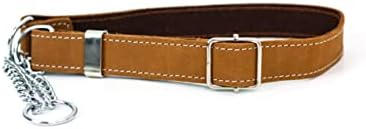  Euro-Dog Affordable European Luxury Soft Leather Martingale Dog Collar Made In USA
