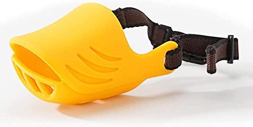  DELIFUR Dog Muzzle Soft Covered Muzzles Covers Silicone For Small Medium Dogs Prevent Biting And Chewing With Adjustable Straps (X-Large)