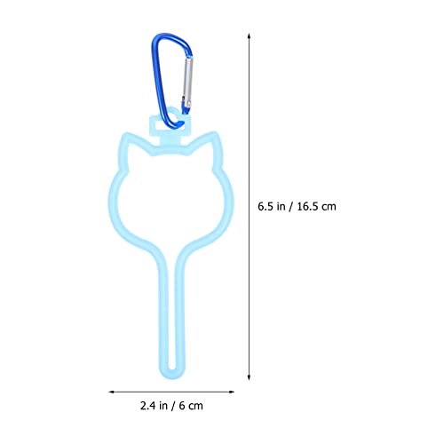  Ipetboom Dog Bag Holder Dog Poop Bag Holder Fasteners 8pcs Waste Bag Carrier Dog Poop Bag Holder With Touch Fasteners Attachment Hands- Free Holder For Dog Leashes Sky- Blue Hands Free Leash