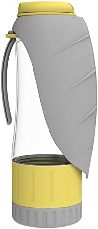  AACARB Cat Water Dispenser, Portable Pet Water Bottle Soft Silicone Leaf Design Travel Dogs Bowl Outdoor Walking Water Bottle Cat Supplies Drinking Device (Color : Green)