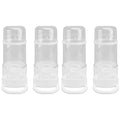 4 Pcs Feeder White For Para Parrots Fountain Kit Supplies Cup Cat Pets Bird Leak- Farm Pigeon Jug Drinking Poultry Pet Lovebirds Chickens Dog Parakeet Cockatiel Pajaros Cups Bath
