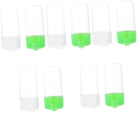  Iplusmile 10 Pcs Bird Feeder Bird Cage Feeder Decorate Water Bottle Bird Water Feeder For Cage Bird Cage Water Dispenser No Parrot Feeder Dog Water Dispenser For Cage Parrot Plastic Waterer