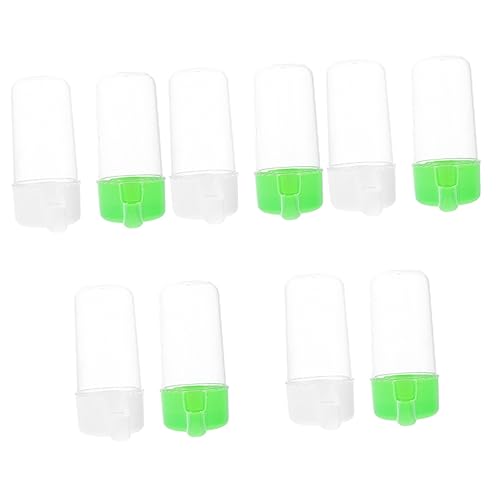  Iplusmile 10 Pcs Bird Feeder Bird Cage Feeder Decorate Water Bottle Bird Water Feeder For Cage Bird Cage Water Dispenser No Parrot Feeder Dog Water Dispenser For Cage Parrot Plastic Waterer