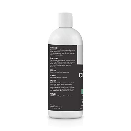  Maddie's American Pet Products Premium Aloe & Oatmeal Conditioner 16oz - Deodorizing, Soothes And Heals Itchy Skin, Detangles - For Dogs And Cats - Every Purchase Helps Homeless Pets