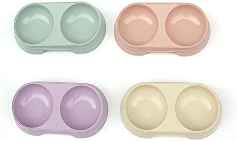  AYENCI Cat Automatic Water, 1pcs Candy Colored Dog Food Bowl For Dogs And Cats (Color : Beige)