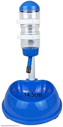  AYENCI Cat Automatic Water, Pet Cat Dog Water Drinker Dispenser Bottle Plastic Automatic Fountain Drinker Multicolor Food Stand Hamster Feeder Dish Bowl (Color : Blue)