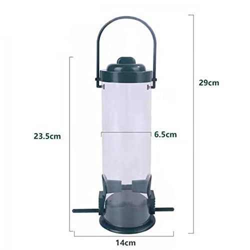  HYVET Automatic Feeders， Pet Bird Feeder Pet Food Dispenser Outdoor Hanging Multiple Holes Bird Feeder Flying Animal Automatic Foot Feeding Tool