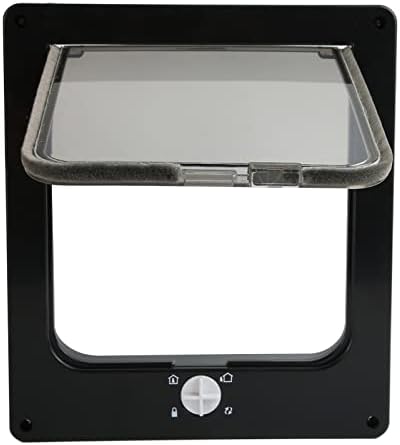  Interior Cat Flap, Automatic Window Closing Function Antiwear Cat Flap For Hollow Interior Dog Door (XL)